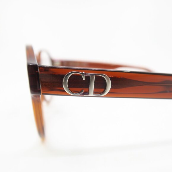 Dior CD3F 2LF Brown Round New Eyeglasses Frames. - Picture 5 of 10